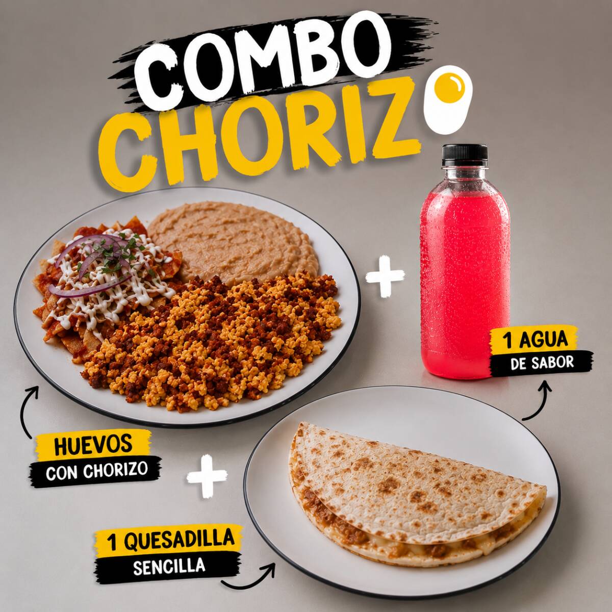 COMBO CHORIZO + QUESADILLA