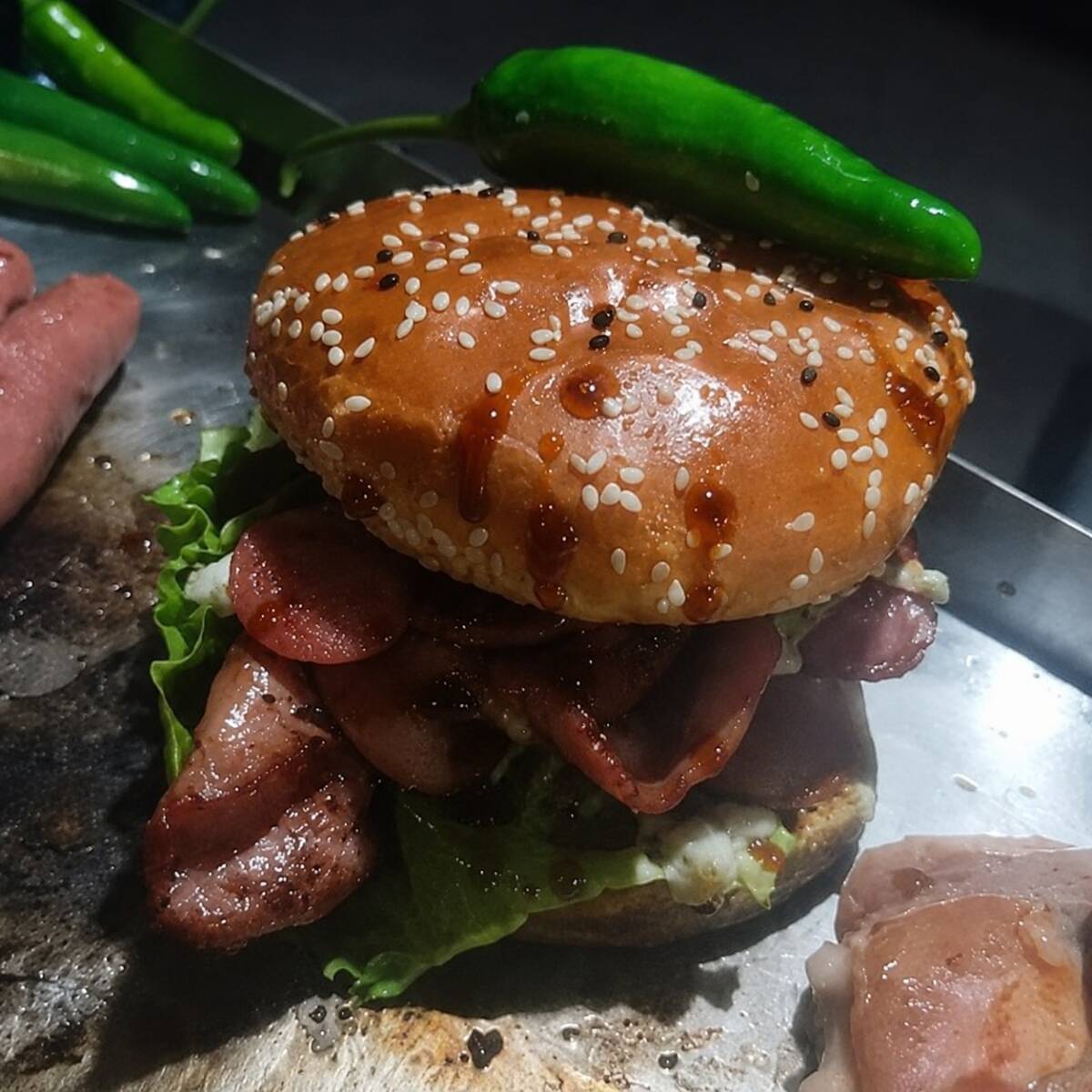 HAMBURGUESA BBQ 🍔🎉