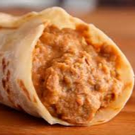Taco de Harina - Frijoles con Chorizo