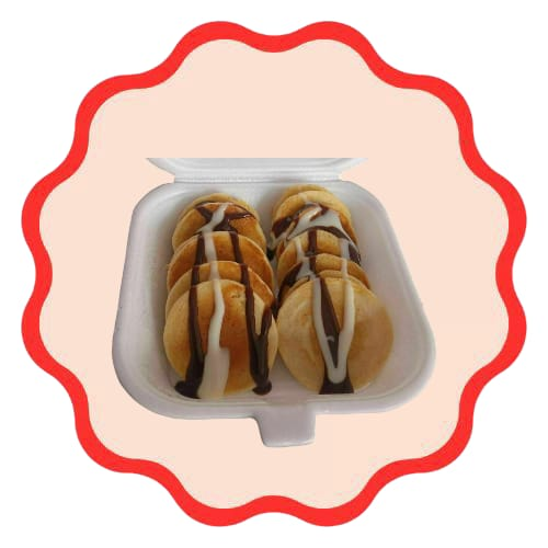 6 Pzs de Mini Hot Cakes