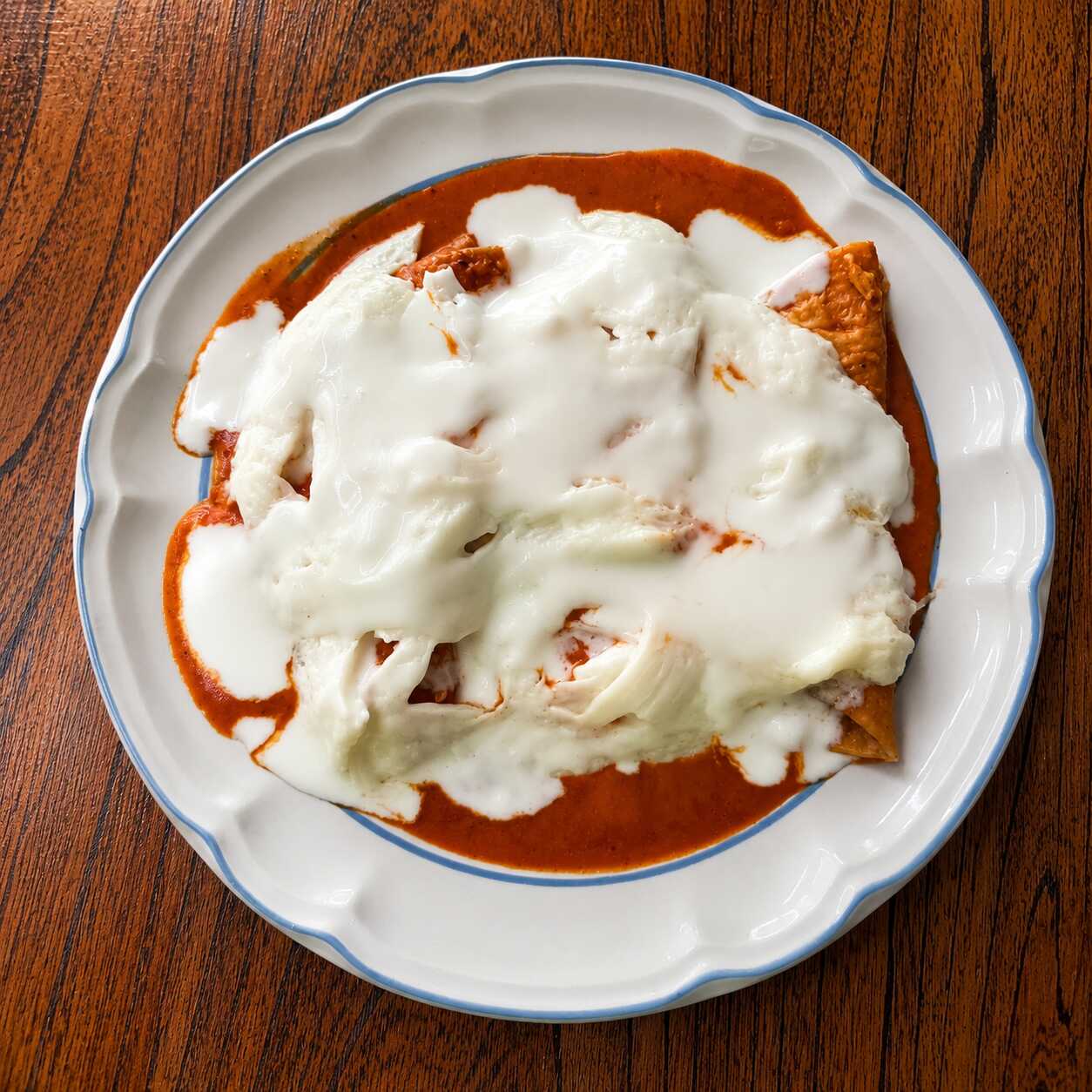 Enchiludas Suizas Verdes o Rojas