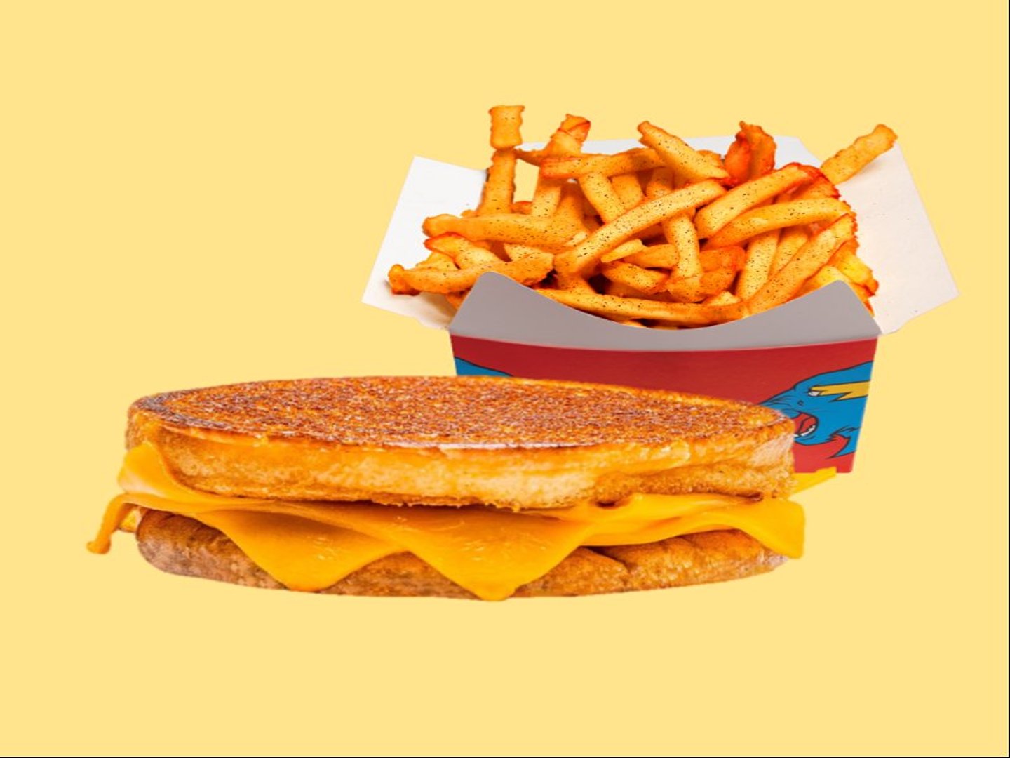 Karls Grilled Cheese + Papas