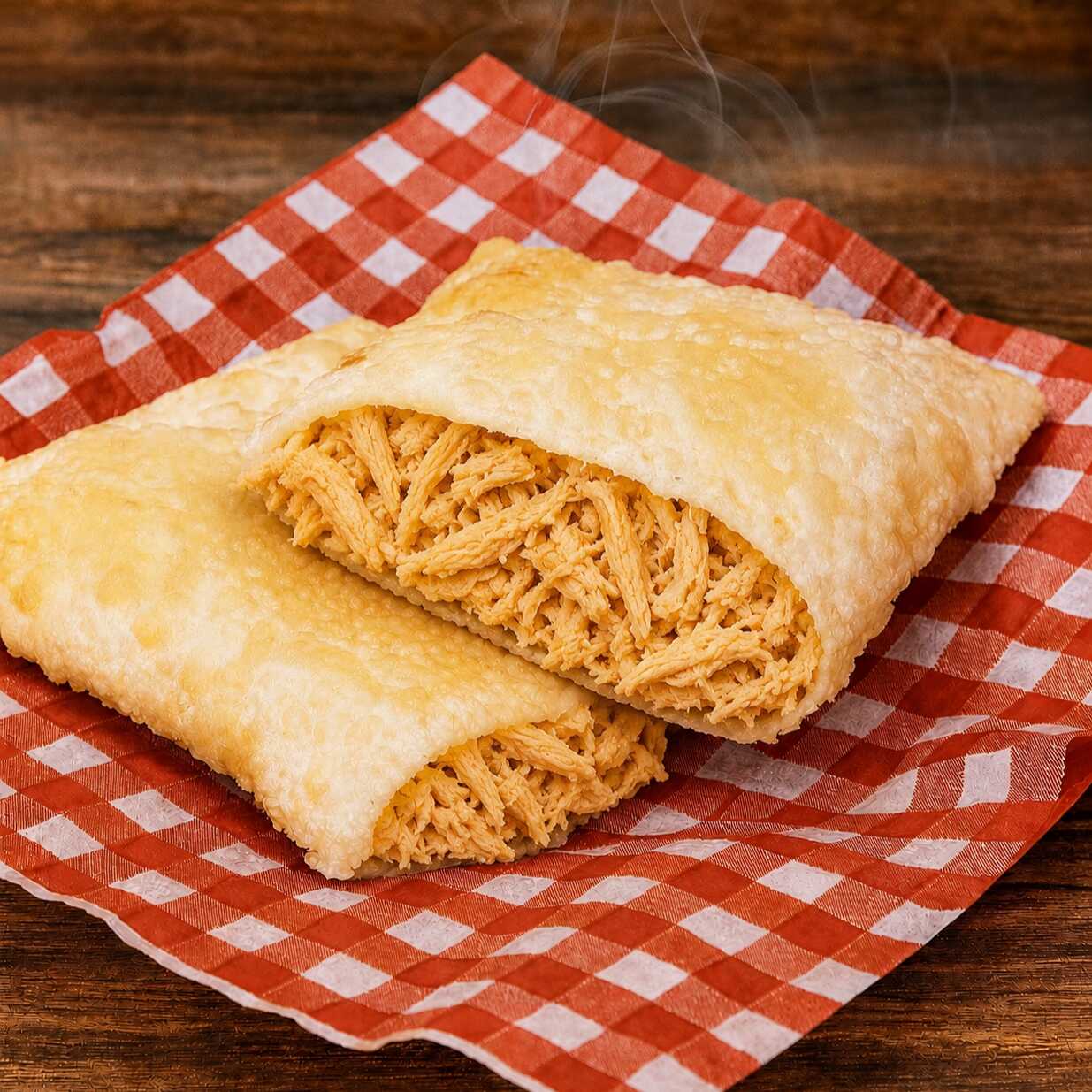 Frango suculento com tempero da casa.