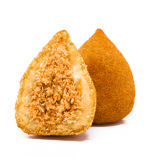 170 gramas | Apresentamos a Tradicional Coxinha de Frango, o salgado que conquistou todos os brasileiros. Com uma massa crocante por fora e um recheio saboroso por dentro, ela é a escolha perfeita para os amantes de petiscos de qualidade. Cada coxinha é cuidadosamente moldada à mão, garantindo a consistência perfeita e um aspecto visualmente apetitoso.