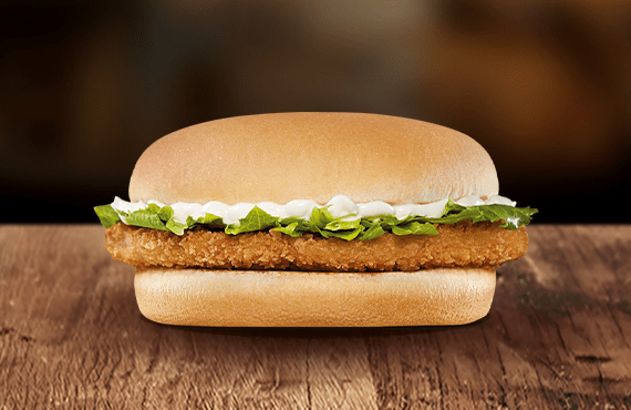 Pão macio, milanesa de legumes (Aprox. 90g in natura) empanada, alface americana e maionese à sua escolha. Dietas ovolactovegetarianas.