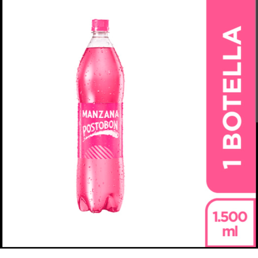 Gaseosa Manzana Postobon 1.5 ml.