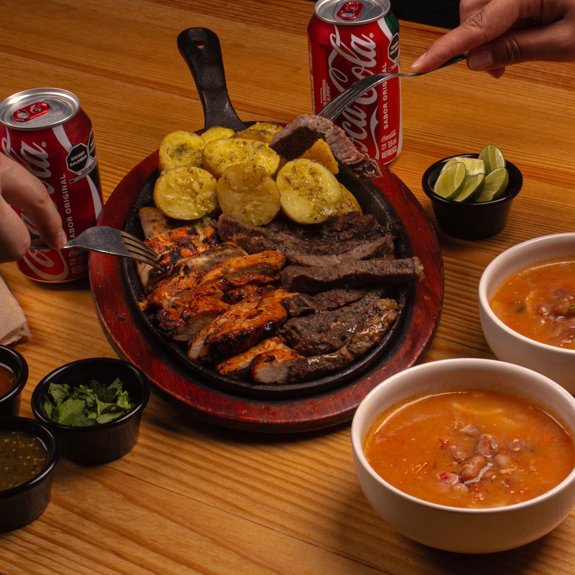 Mix de Carne Asada/pechuga P/2 Personas