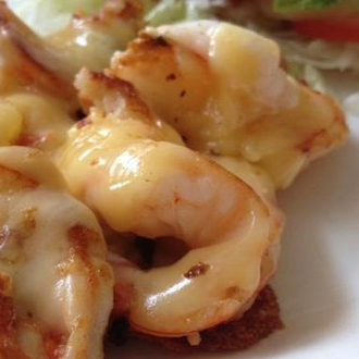 Camarones Gratinados