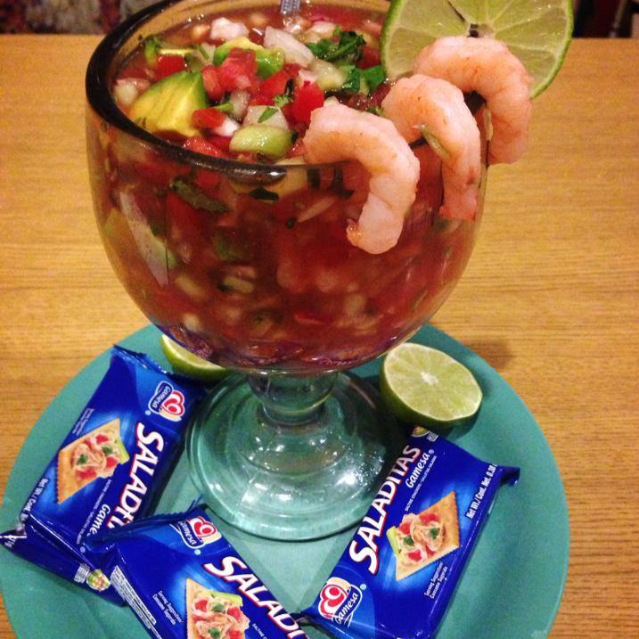 Coctel de camarón 1/2 litro