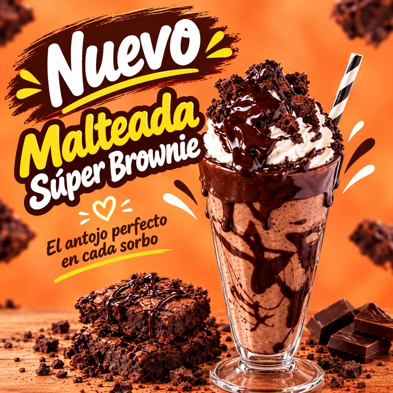 Malteada Super Brownie