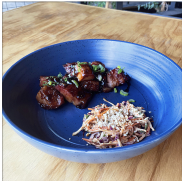 Pork belly bites
