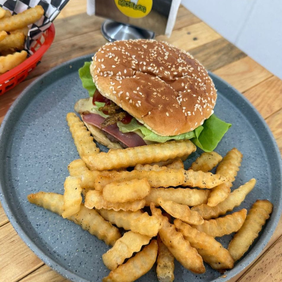 Hamburguesa Con Tocino