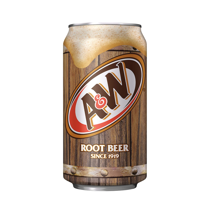 A&W Root Beer can