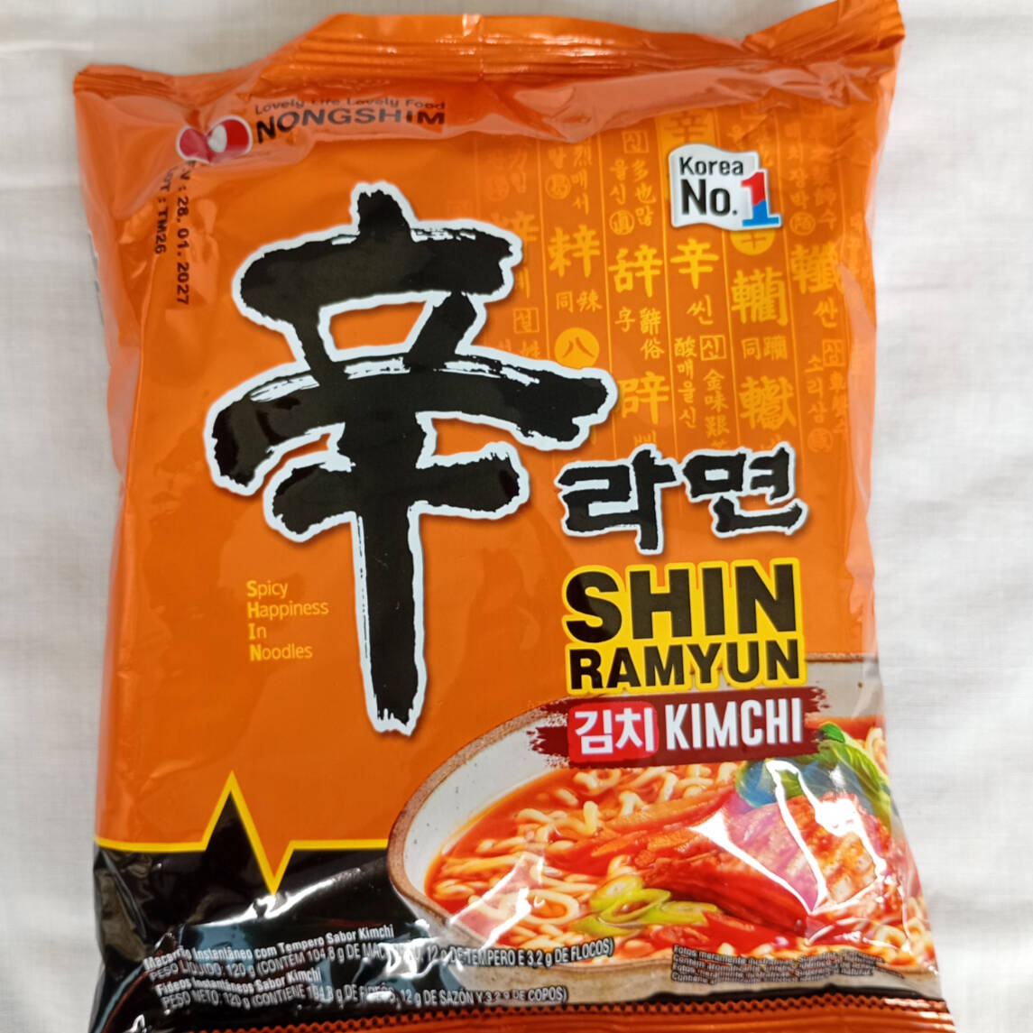 Ramen sabor Kimchi coreano