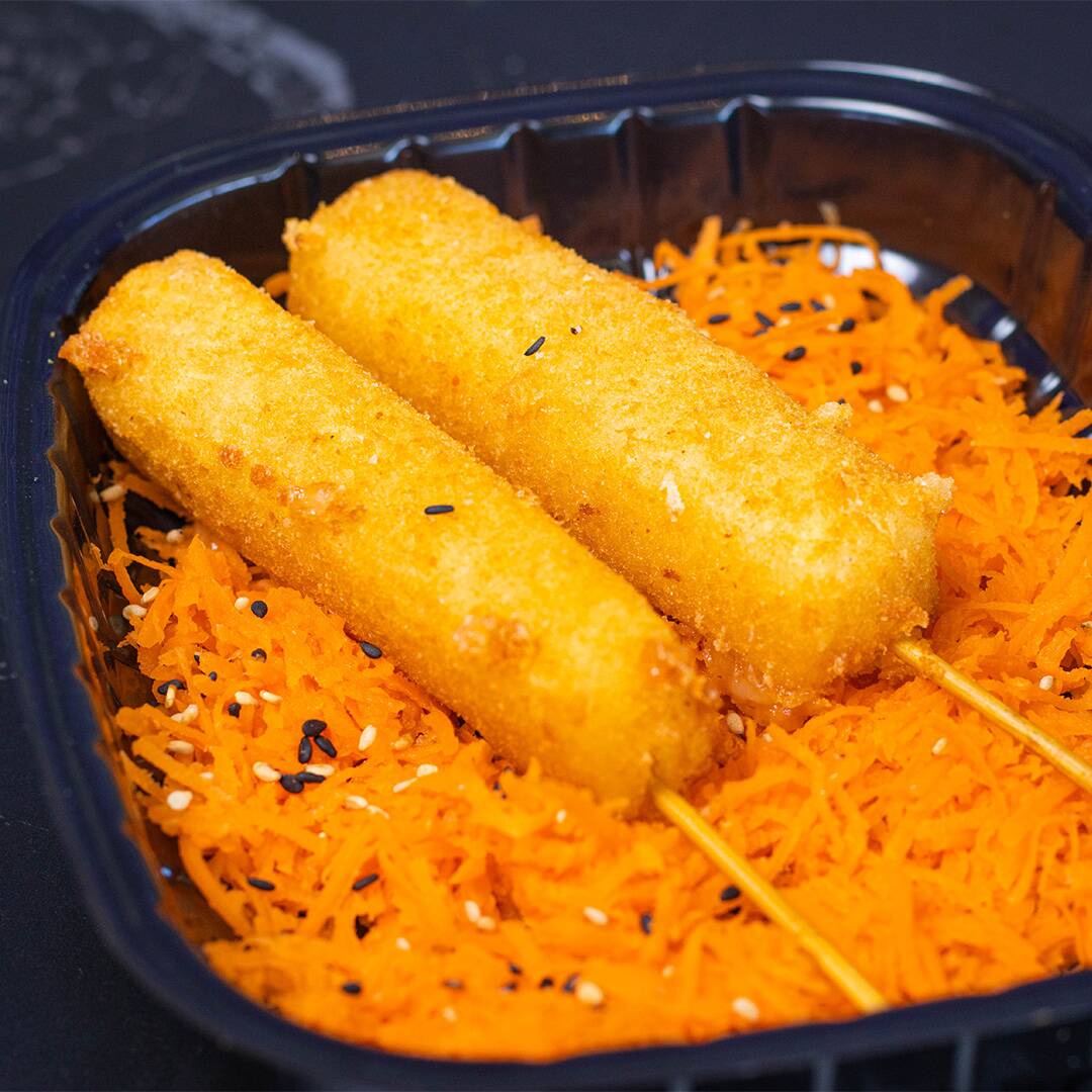 Brochetas Empanizadas (Queso)