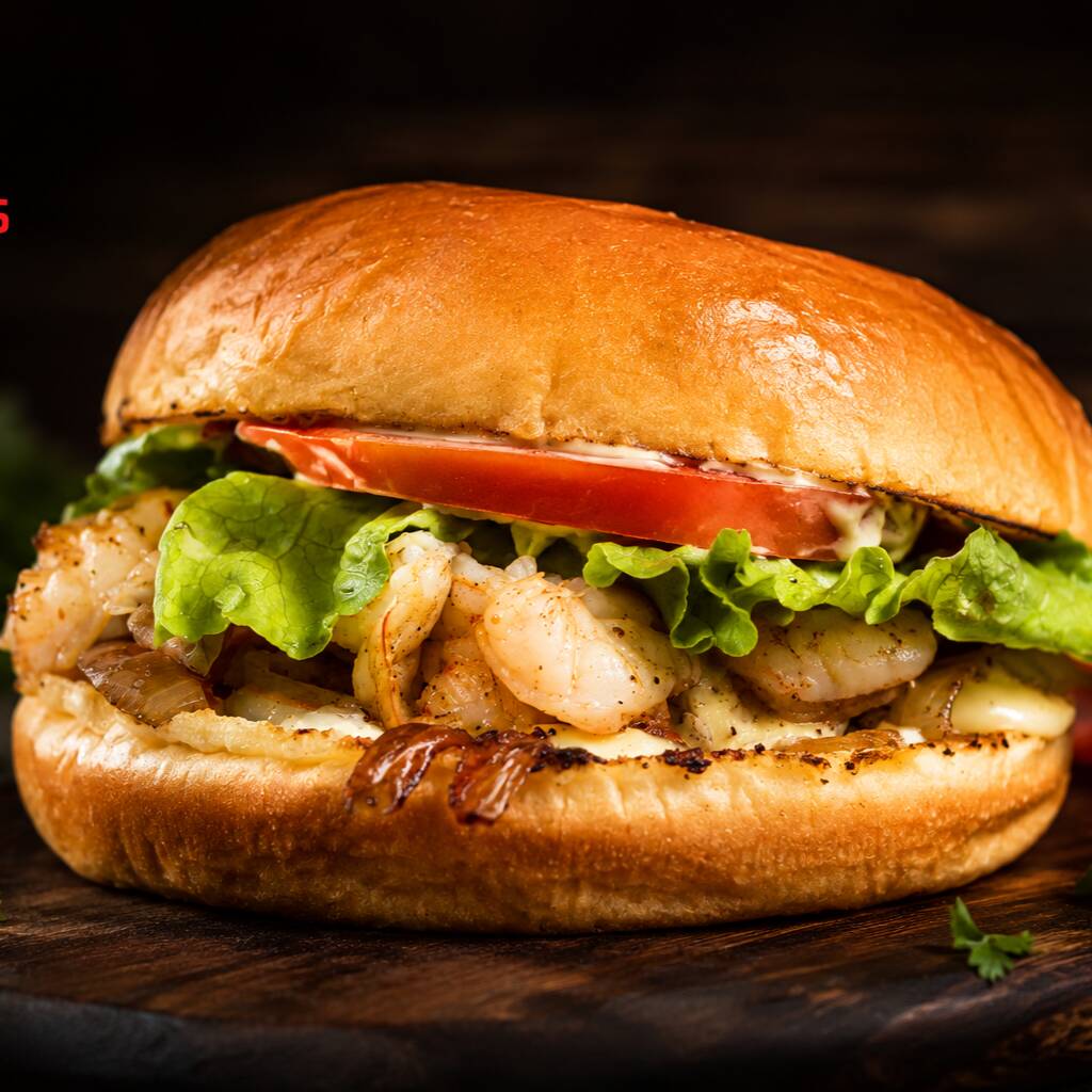 Hamburguesa #9 LA MECHE (CAMARÓN)
