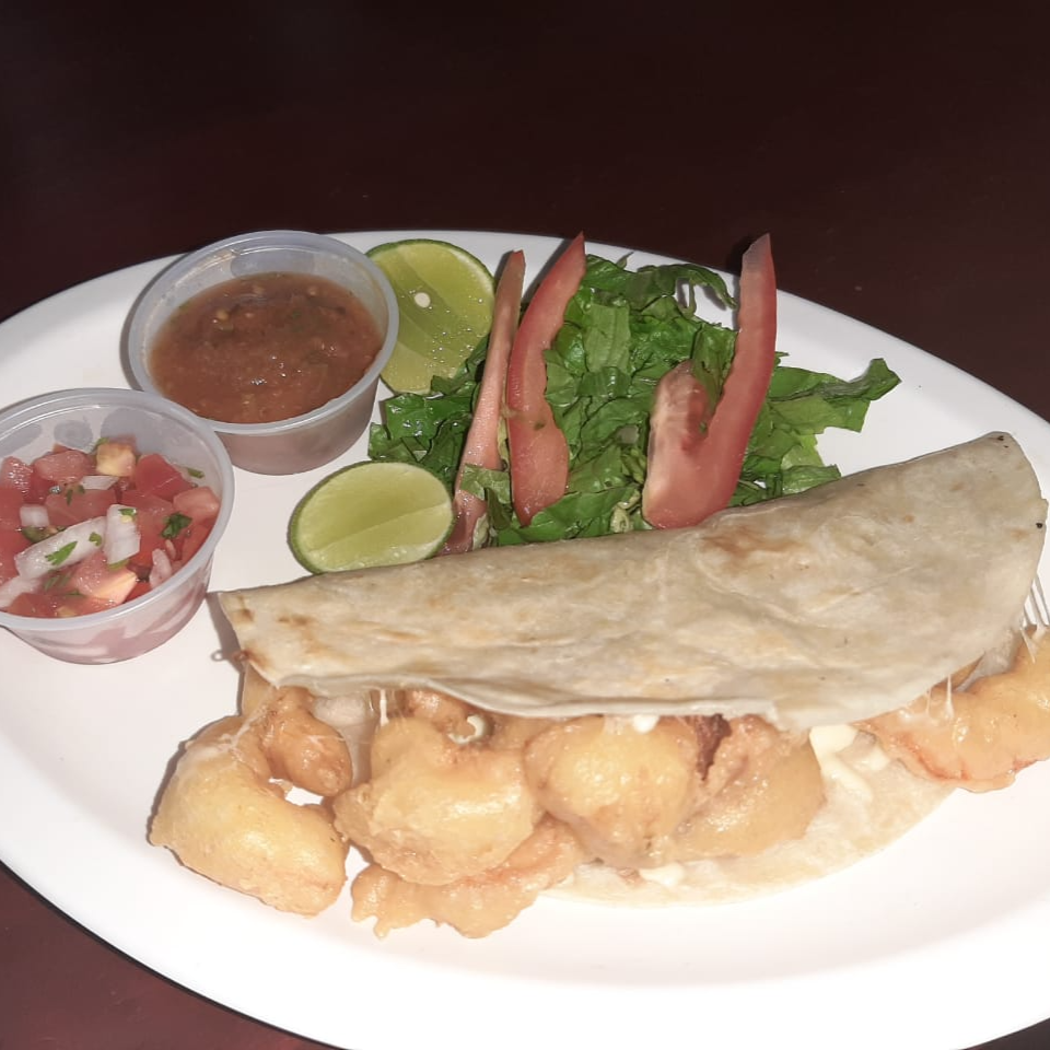 Quesadilla de Camarón Capeado