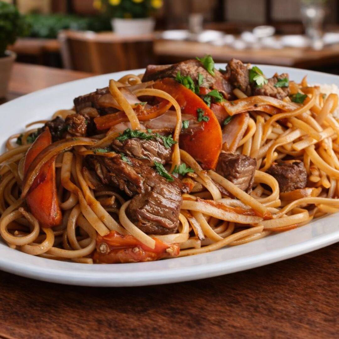 Tallarín Saltado Carne
