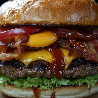 Hamburguesa con Tocino