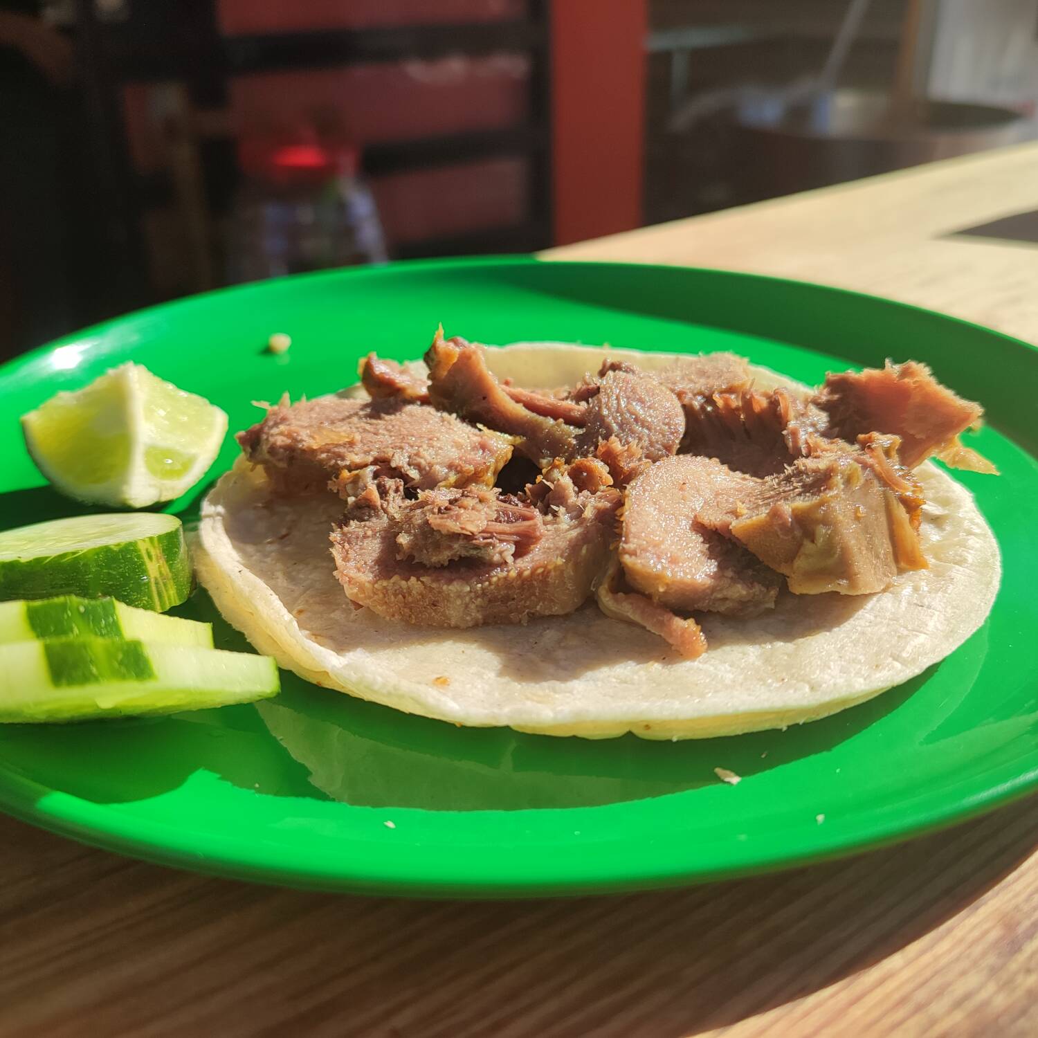 Taco de lengua