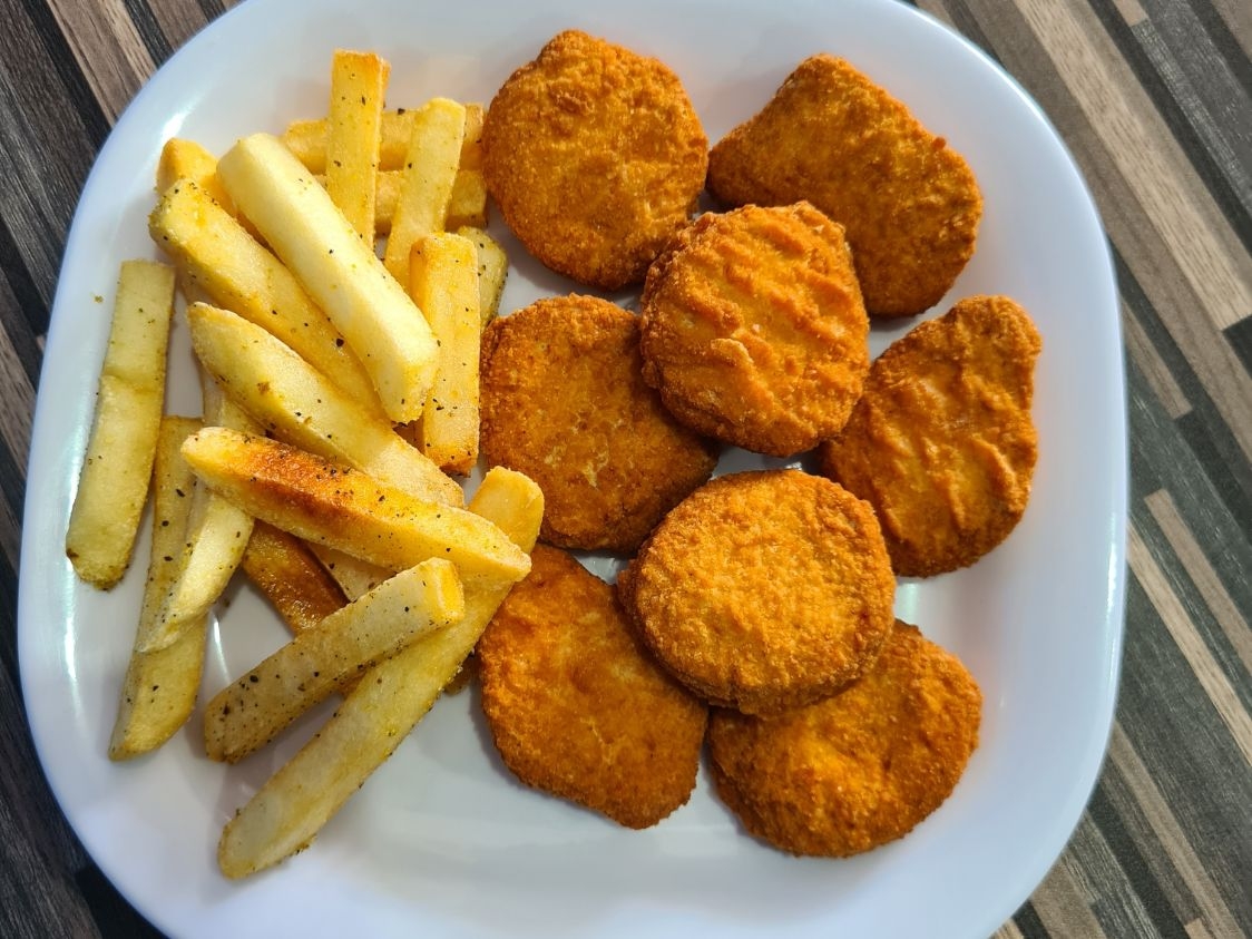 Nuggets con Papas