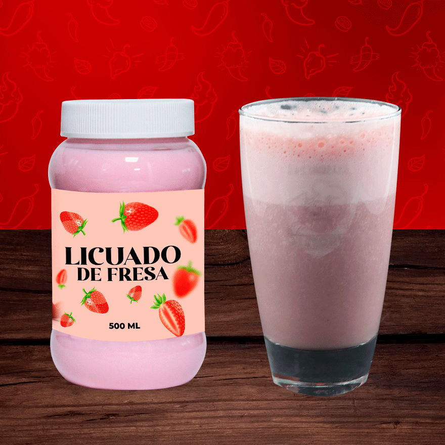 Licuado de Fresa 500 ml