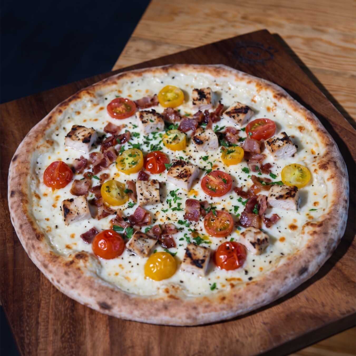 Pizza Blanca Pollo