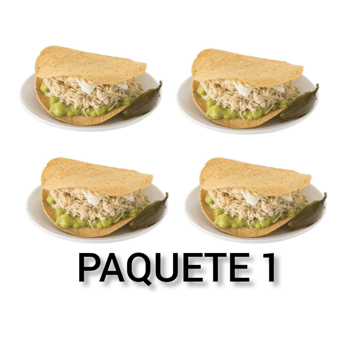 PAQUETE 1 (4TOSTADAS GDE)
