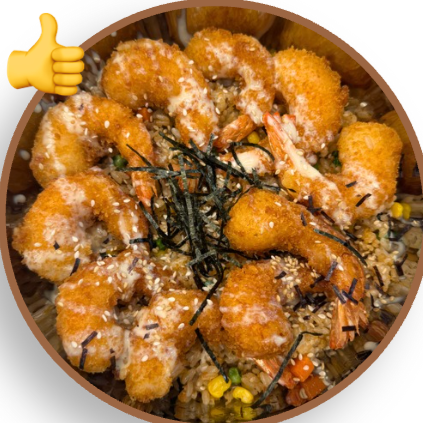 Bowl Camaron Fritos en Crema