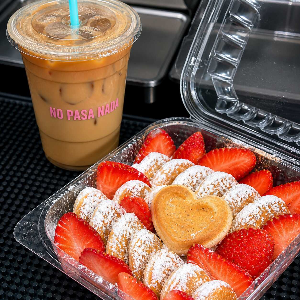Moka Iced & Mini Hotcakes