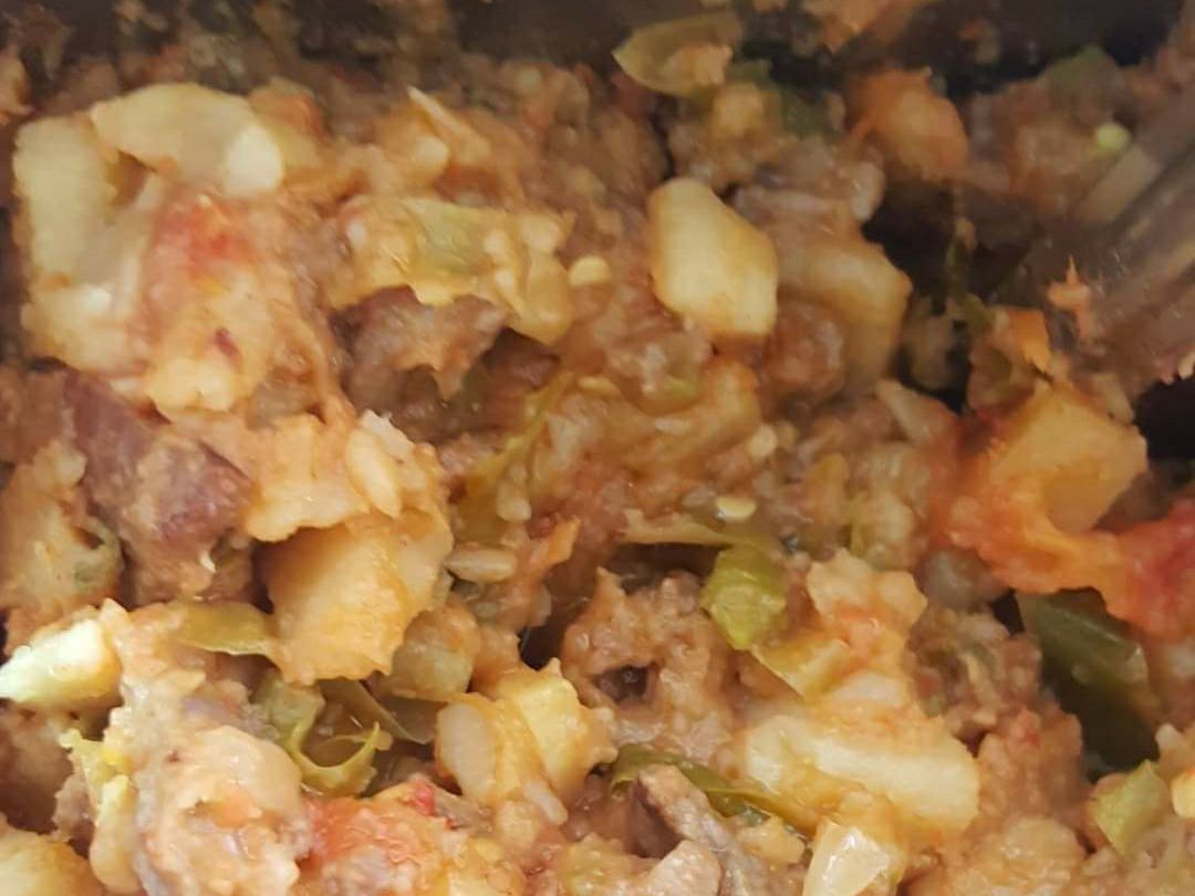 Taco de Bistec con Papas