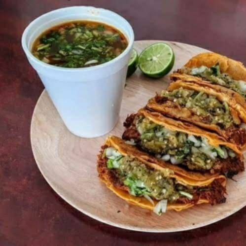 Jugo con carne + quesabirria