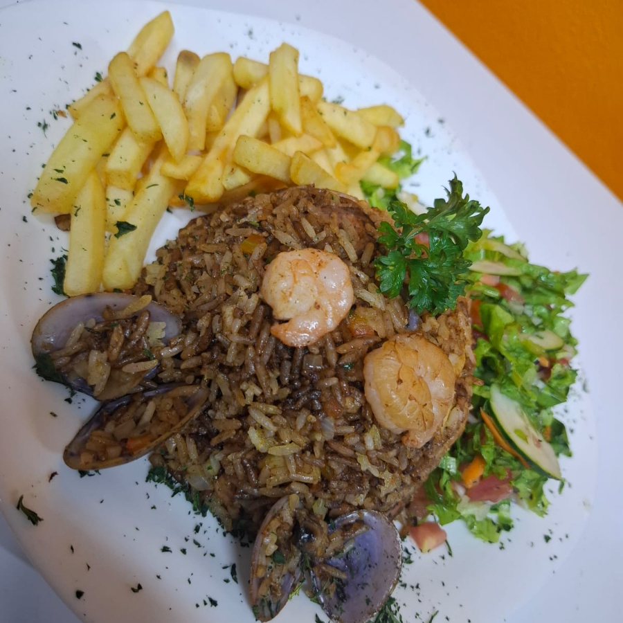 Arroz con Camarones