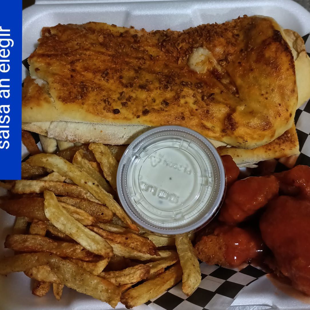 Combo Chicken Bake+ Boneless+bebida