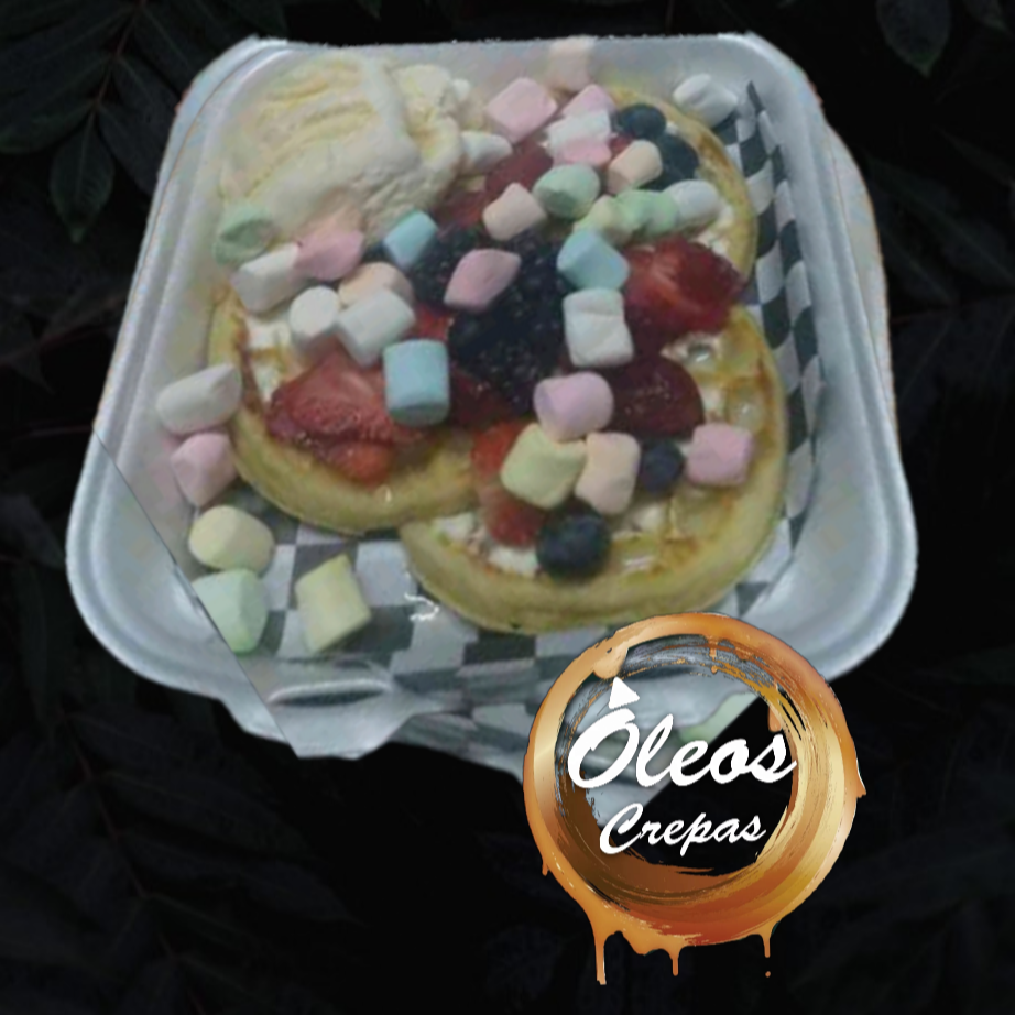 Waffles 2 ingredientes