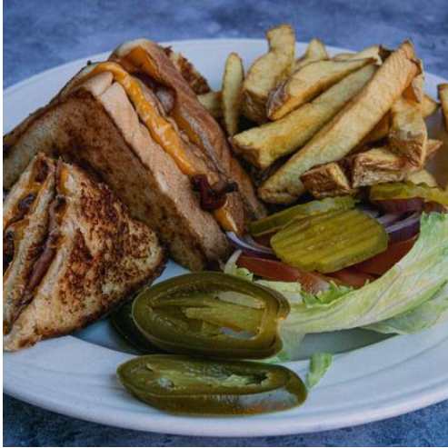 Grill Cheese Bacon Sandwich