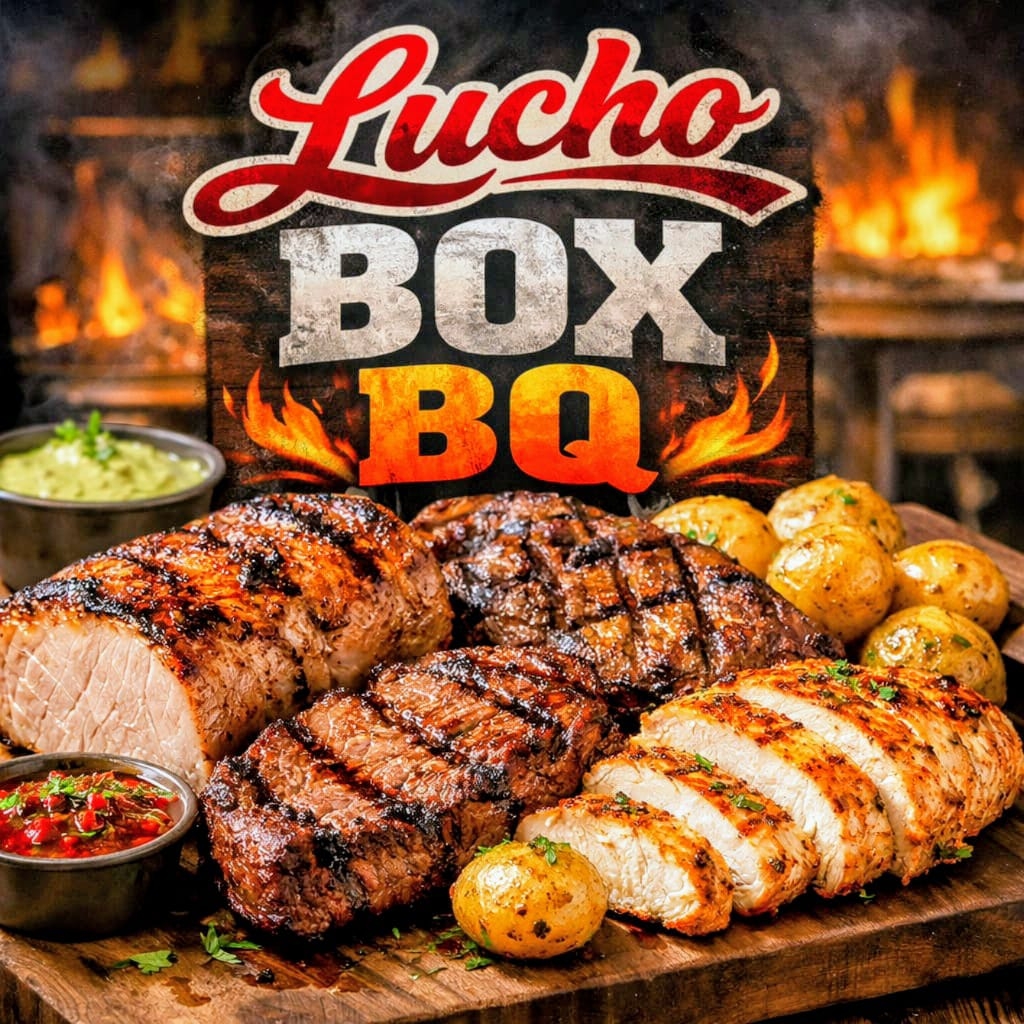 Lomo de cerdo 125g + pechuga 125g + carne