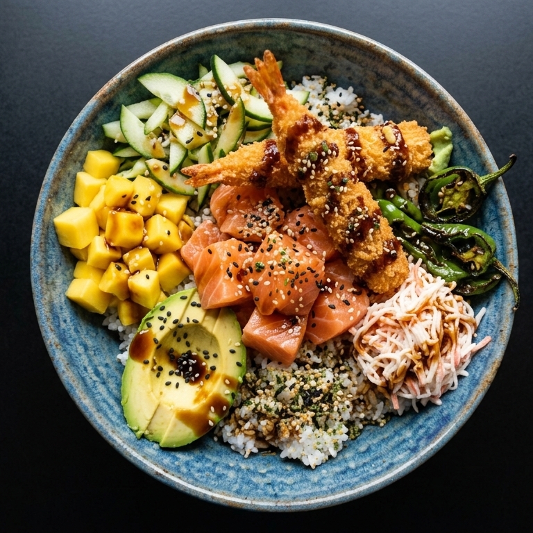Sushi bowl ikori bowl especial