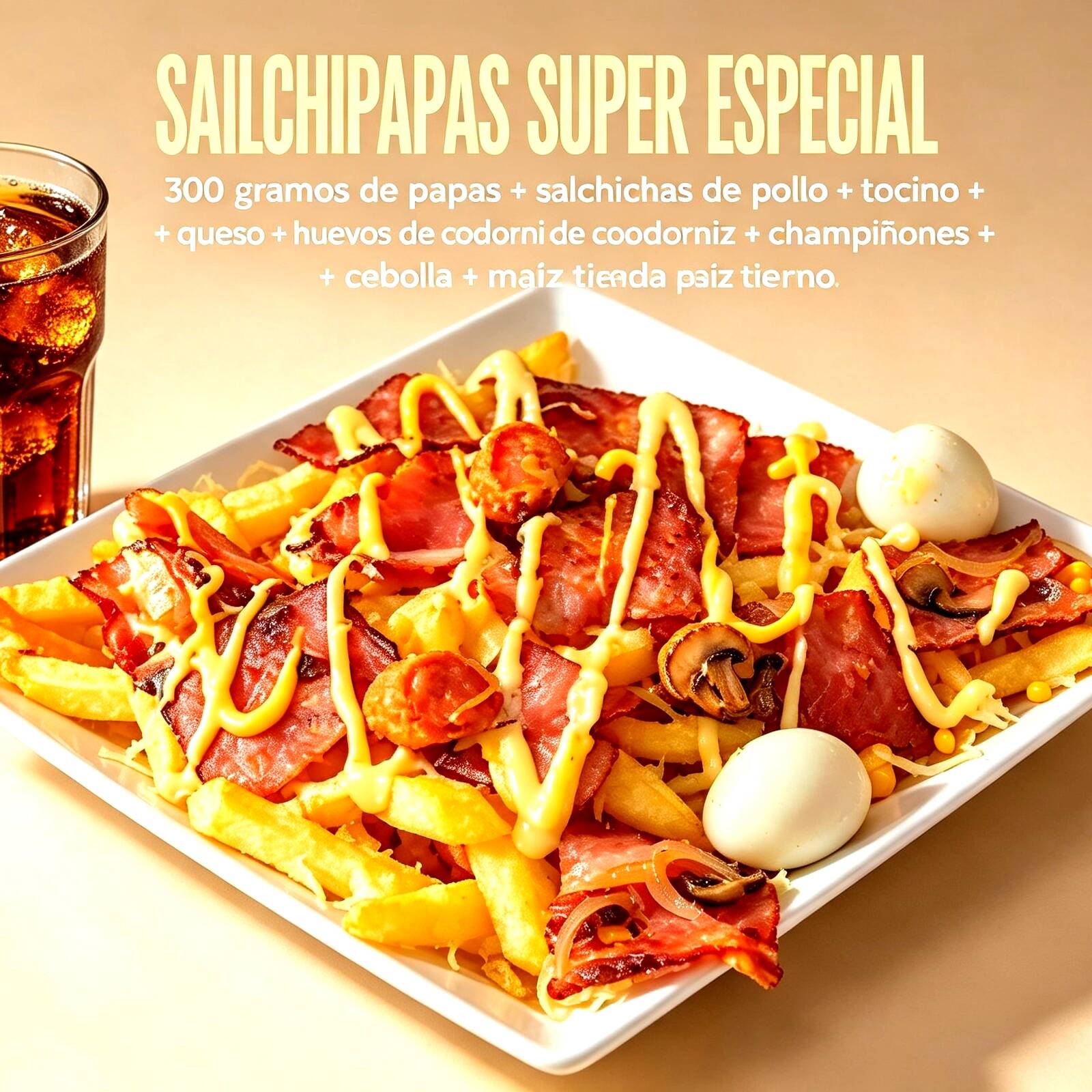 Salchipapas Super Especial