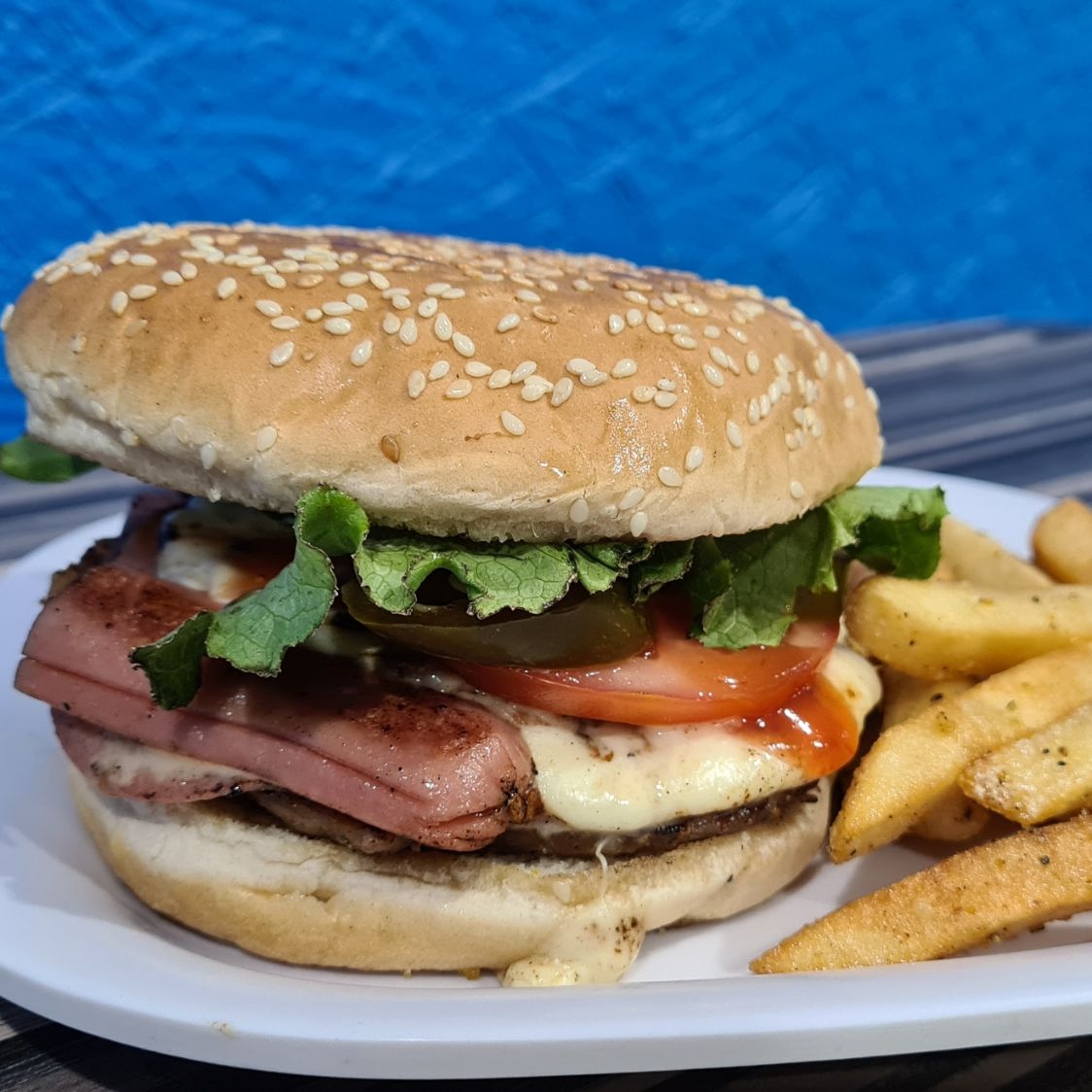 Hamburguesa SalchiBurger
