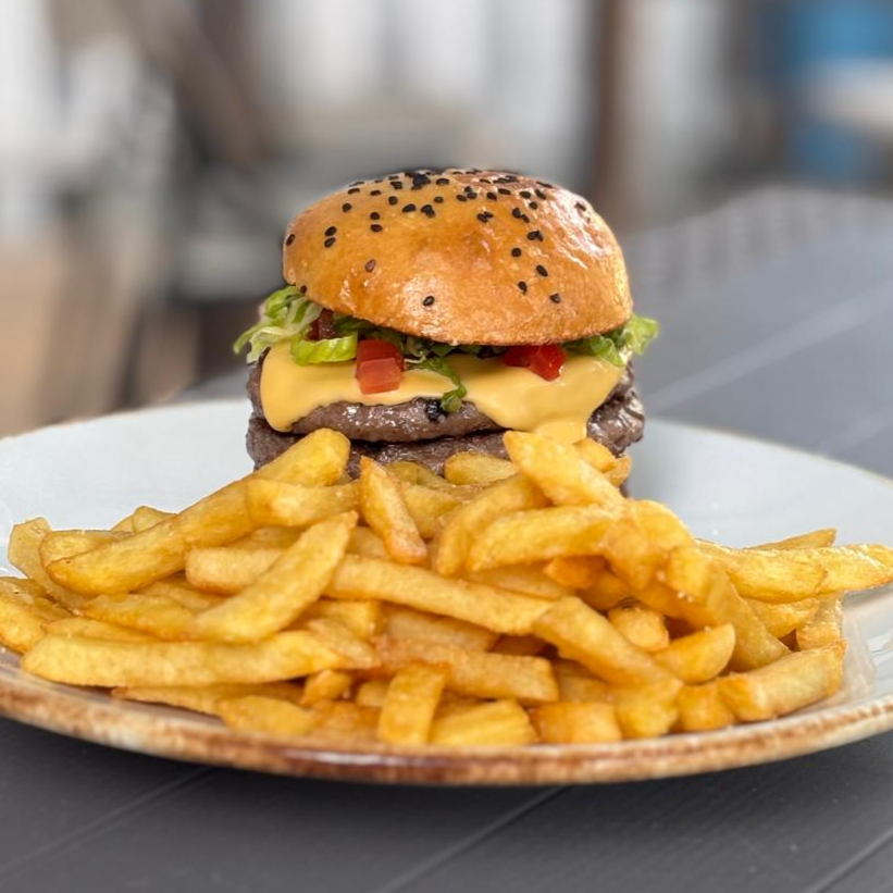 Hamburguesa de Arrachera