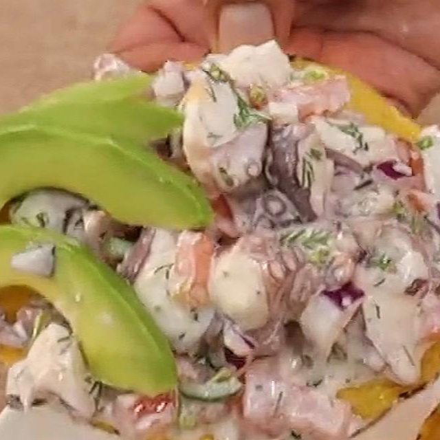 Tostada de pulpo Enamorado