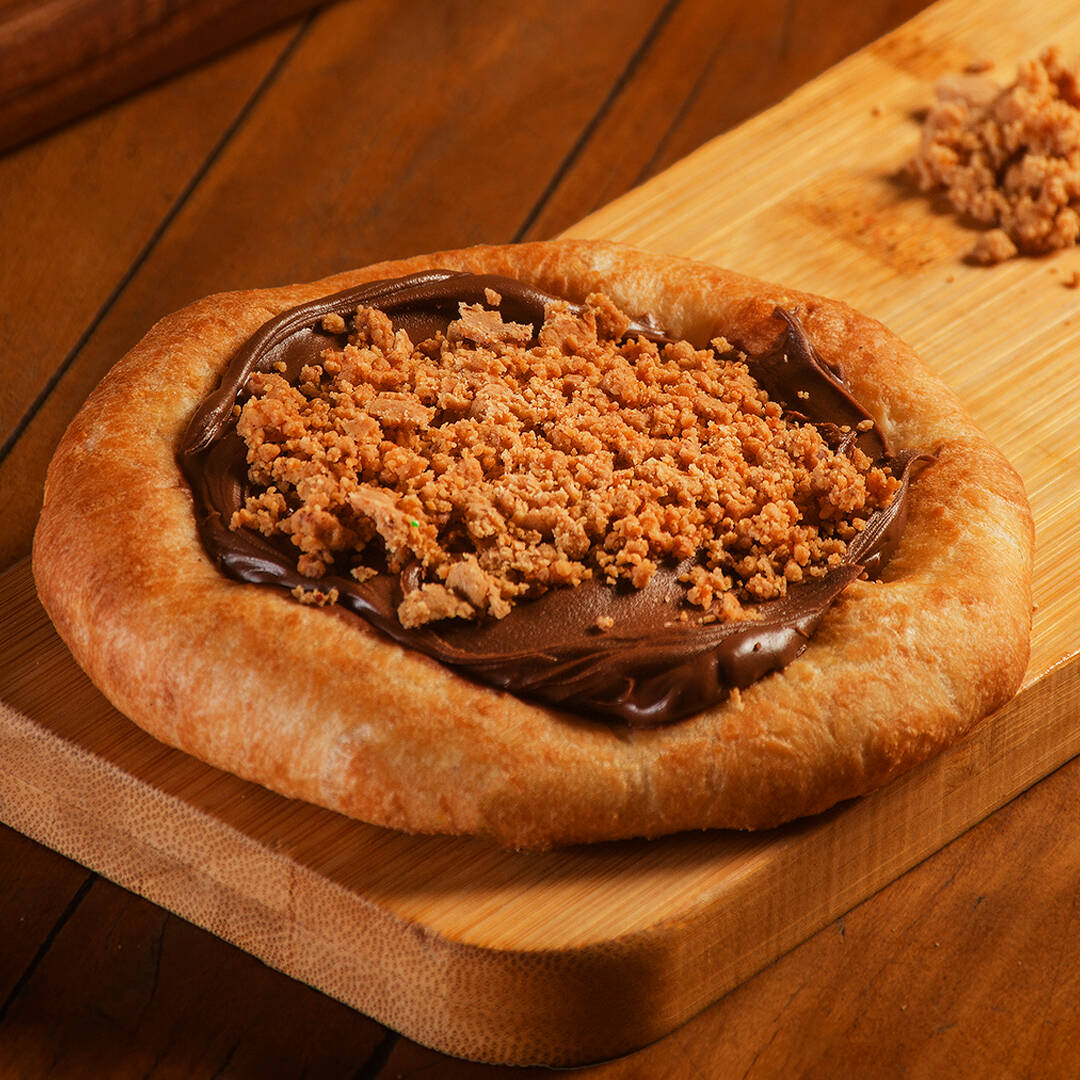 Chocolate ao leite com paçoca