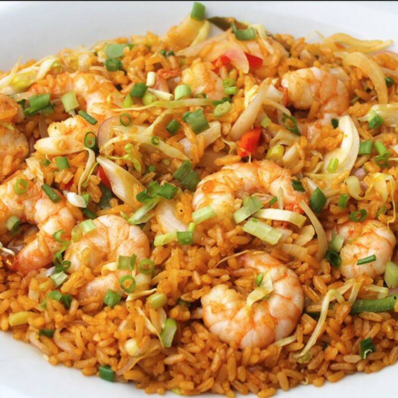 Arroz Frito con Camarón