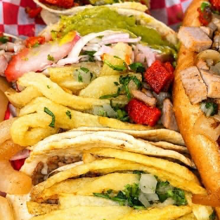 TACO DE CHISTORRA CON PAPAS FRITAS