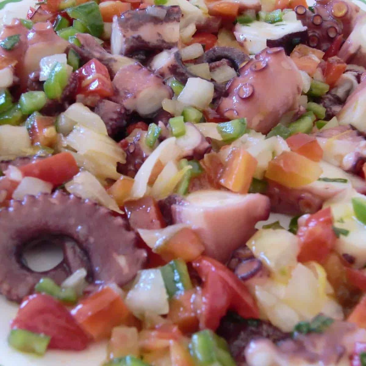 Pulpo a la Mexicana