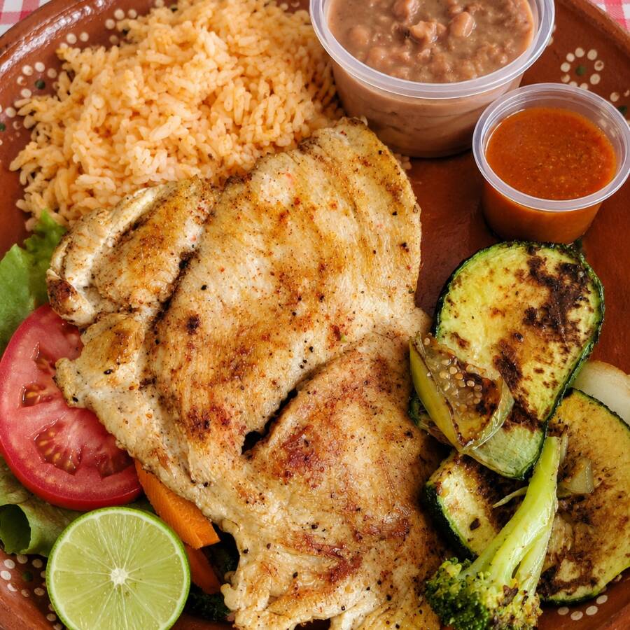 Milanesa de Pollo a la Plancha