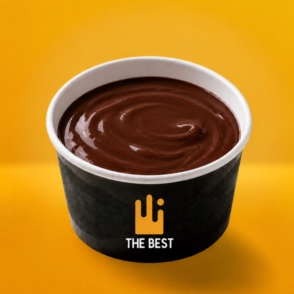 Açaí cremoso com creme de avelã na finalização.
Peso aproximado: 200g