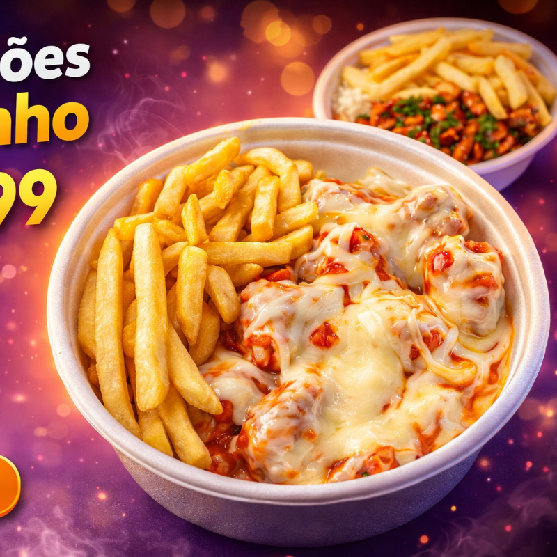 Nesse combo você leva 2 refeições à sua preferência com descontinho especial para aproveitar todos os dias nossas refeições em dupla <3
