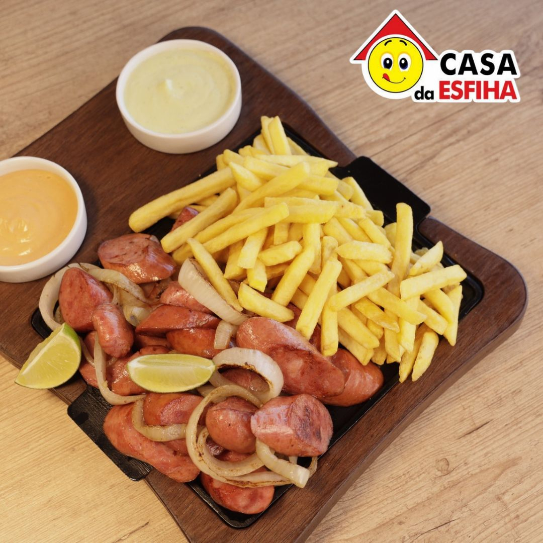 Fritas e Calabresa.